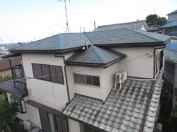 埼玉県入間市Y様邸　屋根・外壁塗装　天窓交換　棟板金交換