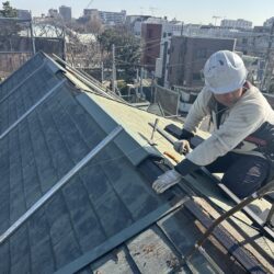 東京都板橋区K様邸着工しました！　エコカパラいぶし　棟交換　外壁フッ素REVO　窓枠交換